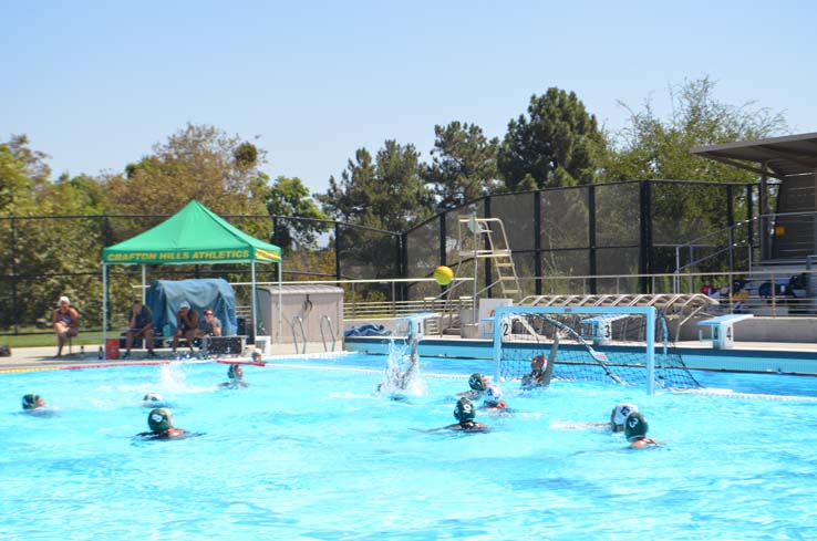 Women's water polo inaugural match