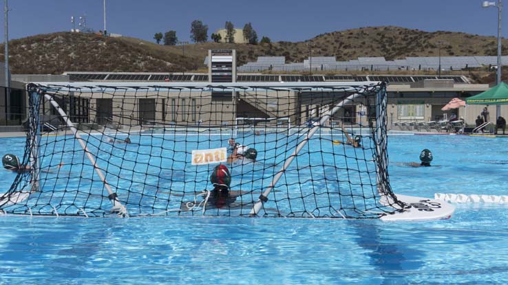 Women's water polo inaugural match