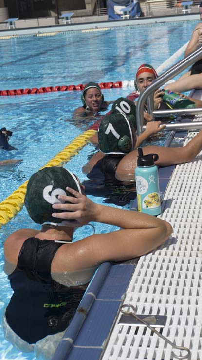 Women's water polo inaugural match