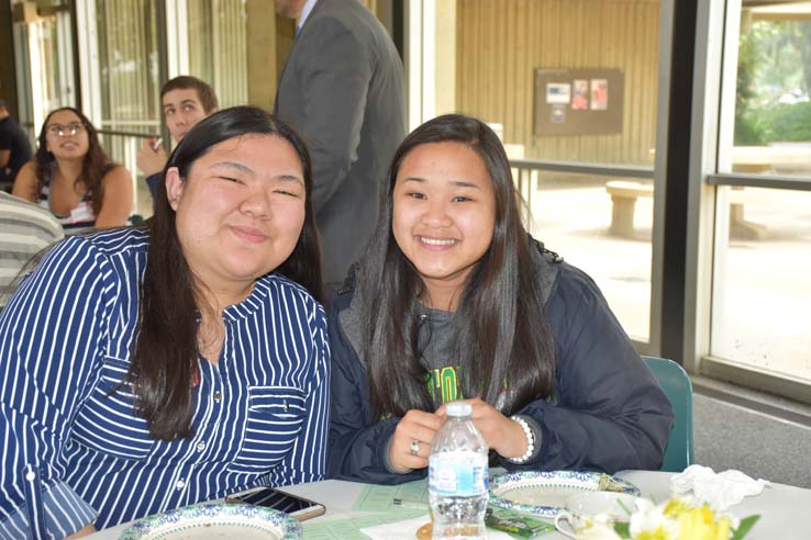 People enjoying Tea With the Deans