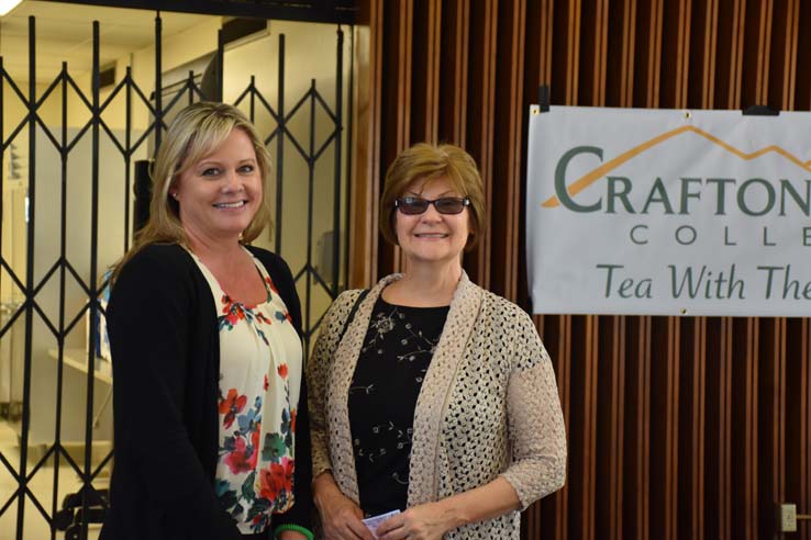 People enjoying Tea With the Deans