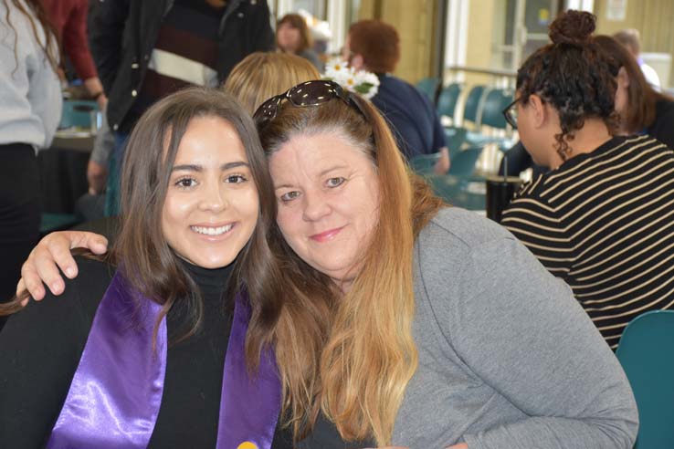 People enjoying the Honors Luncheon