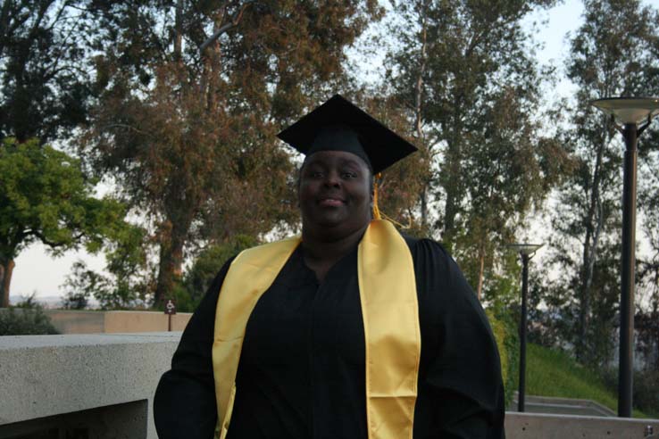 Students preparing to walk at Commencement