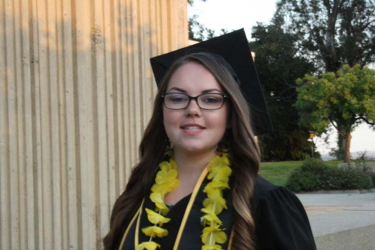 Students preparing to walk at Commencement