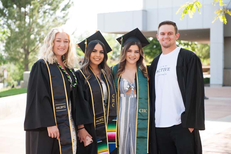 People enjoying Commencement