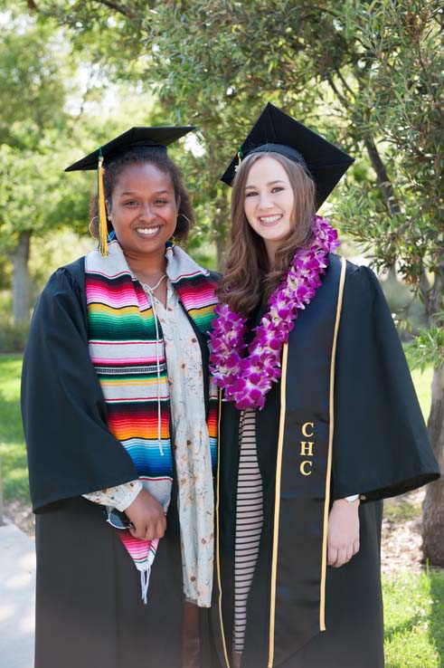 People enjoying Commencement