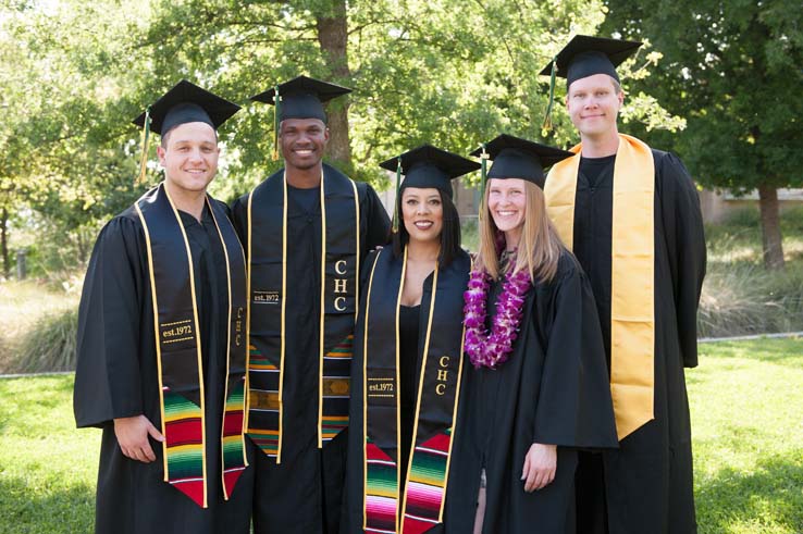 People enjoying Commencement