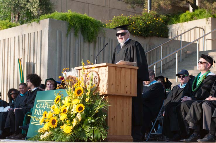 People enjoying Commencement