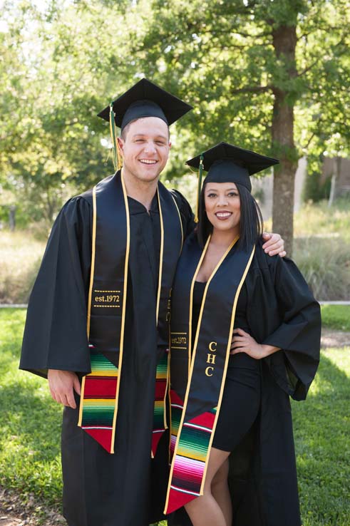 People enjoying Commencement