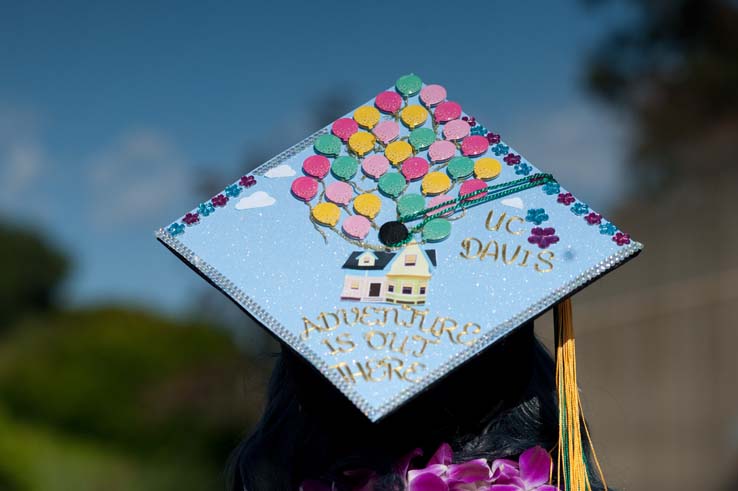 People enjoying Commencement