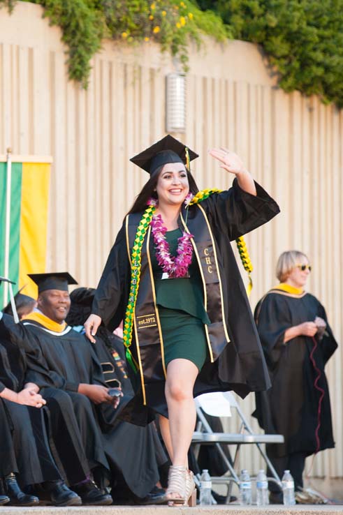 People enjoying Commencement