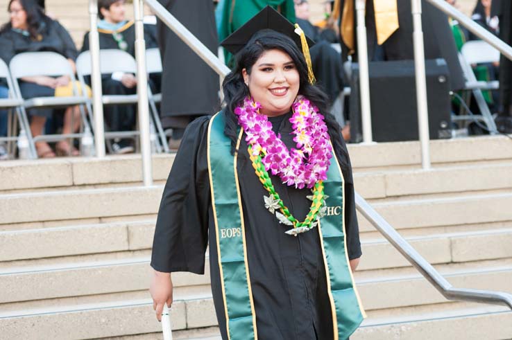 People enjoying Commencement