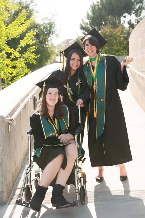 People enjoying Commencement