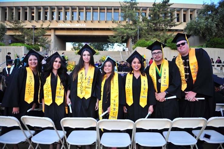 People enjoying Commencement