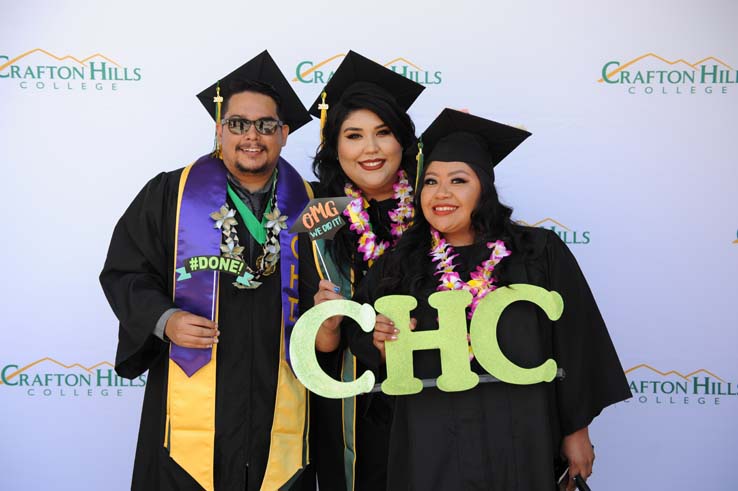 People enjoying Commencement