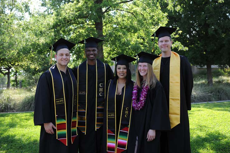 People enjoying Commencement