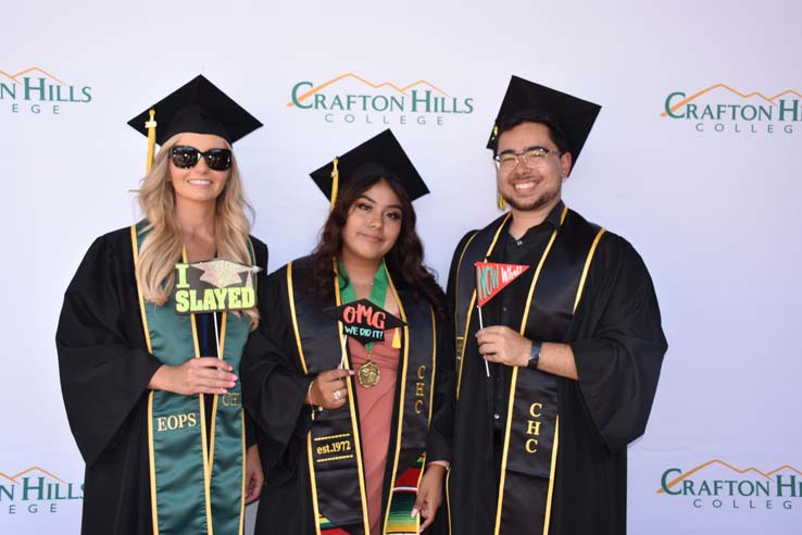 People enjoying Commencement