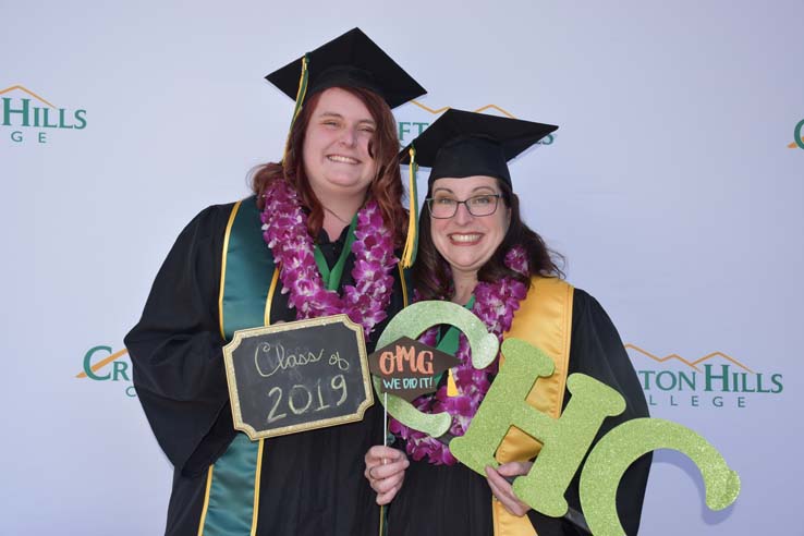 People enjoying Commencement