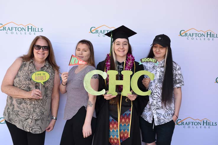 People enjoying Commencement