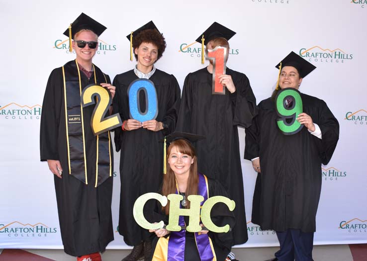 People enjoying Commencement