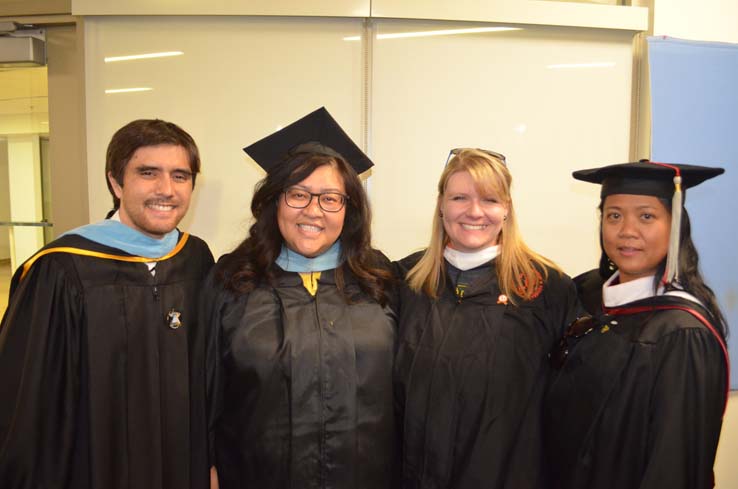 People enjoying Commencement 2019