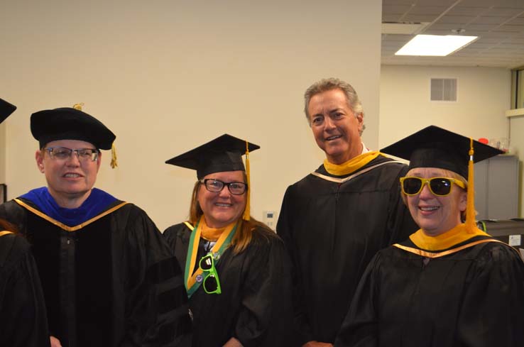 People enjoying Commencement 2019