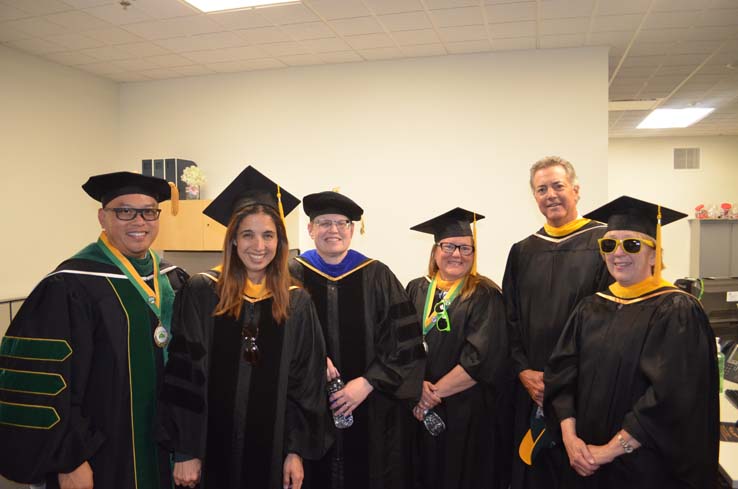 People enjoying Commencement 2019