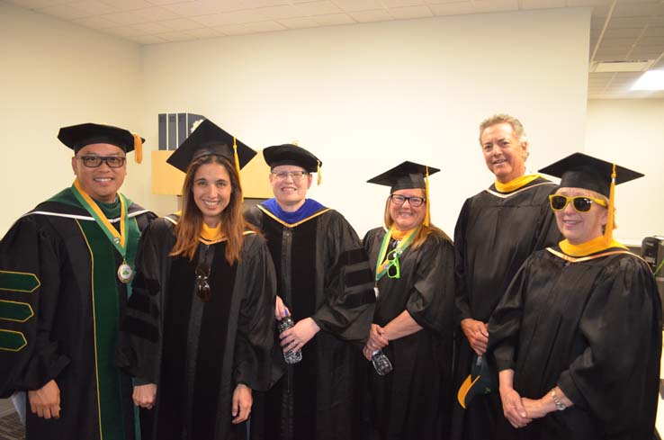 People enjoying Commencement 2019