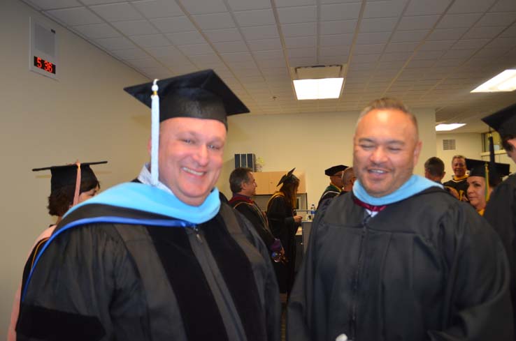 People enjoying Commencement 2019