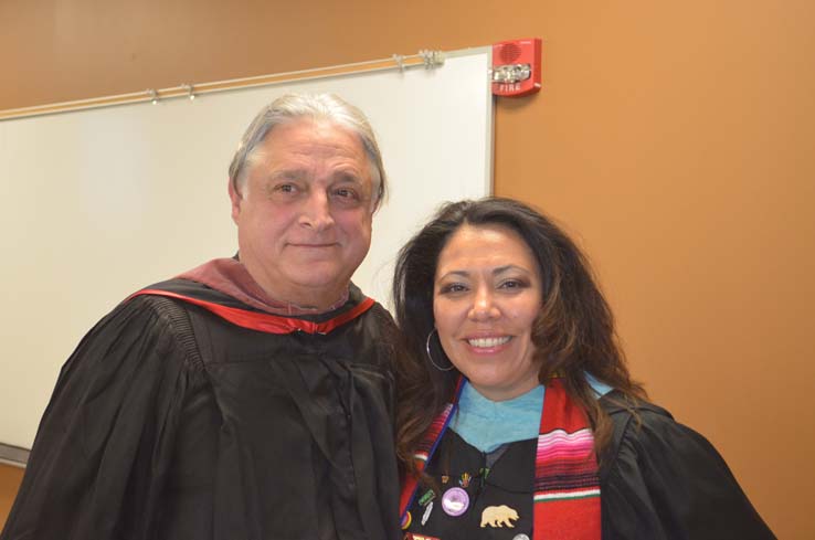 People enjoying Commencement 2019