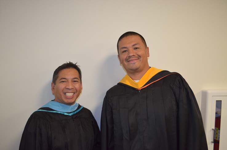 People enjoying Commencement 2019