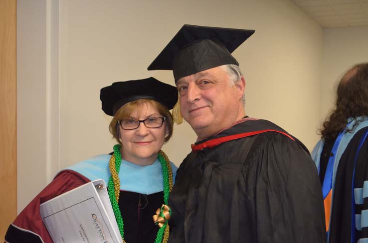 People enjoying Commencement 2019