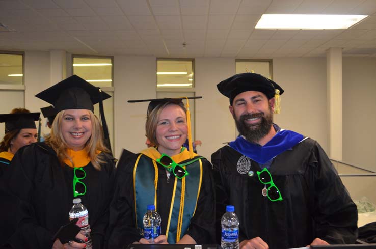 People enjoying Commencement 2019