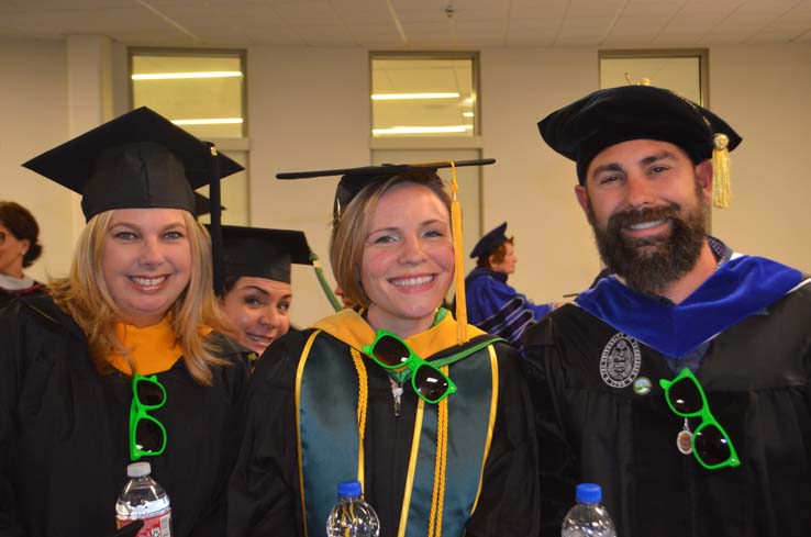 People enjoying Commencement 2019