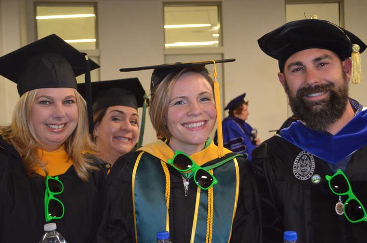 People enjoying Commencement 2019