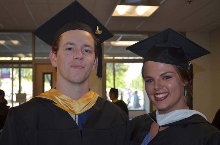 People enjoying Commencement 2019