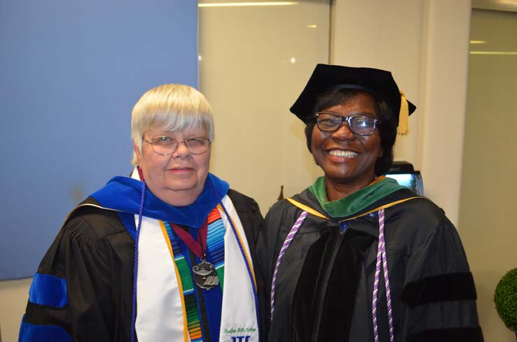 People enjoying Commencement 2019