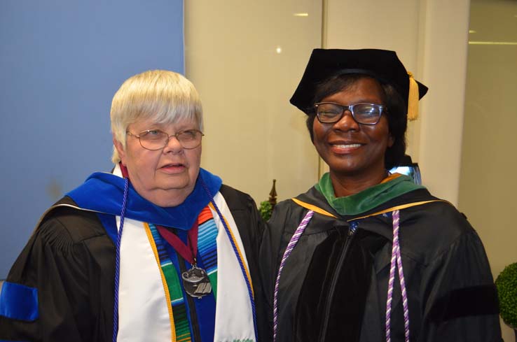 People enjoying Commencement 2019