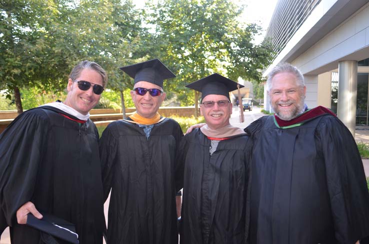 People enjoying Commencement 2019