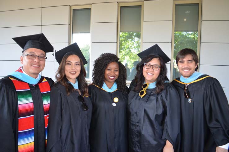 People enjoying Commencement 2019