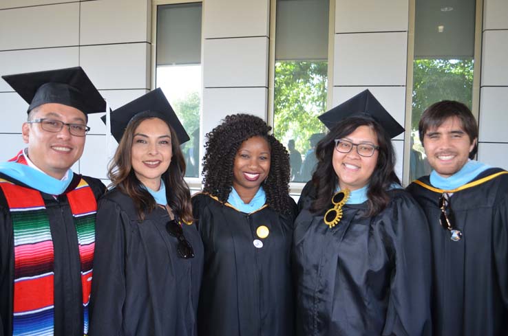 People enjoying Commencement 2019