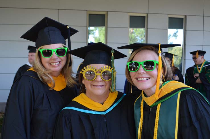 People enjoying Commencement 2019