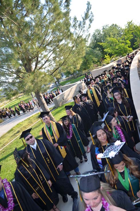 People enjoying Commencement 2019