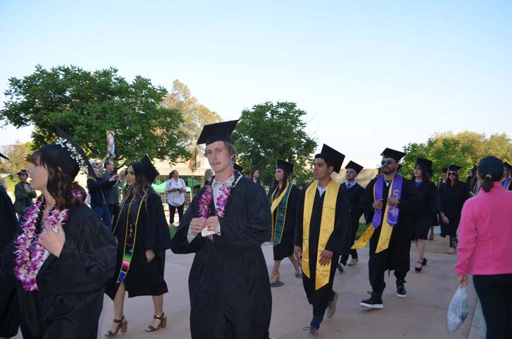 People enjoying Commencement 2019