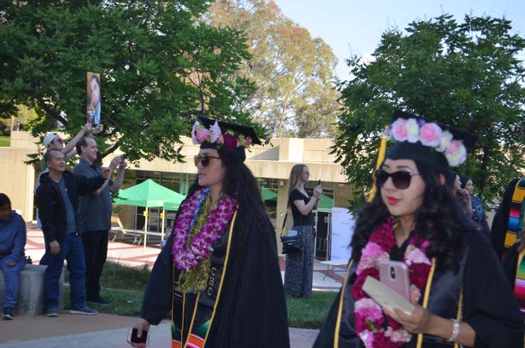 People enjoying Commencement 2019