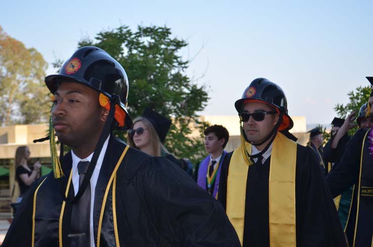 People enjoying Commencement 2019