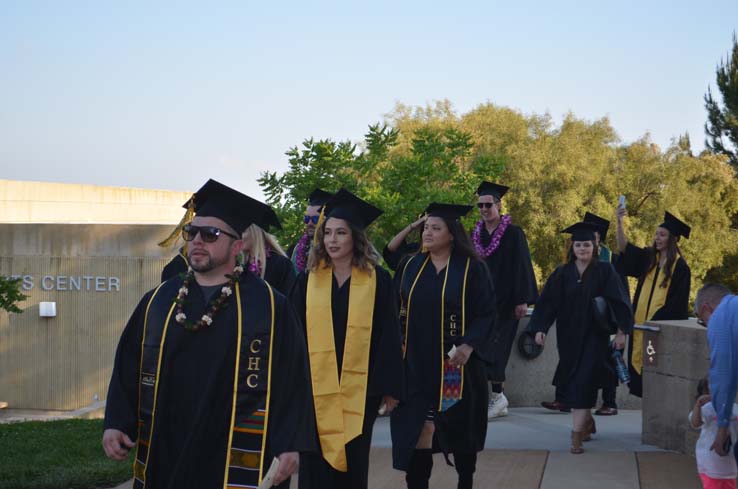 People enjoying Commencement 2019