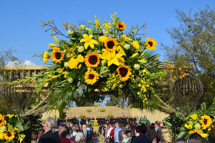 People enjoying Commencement 2019