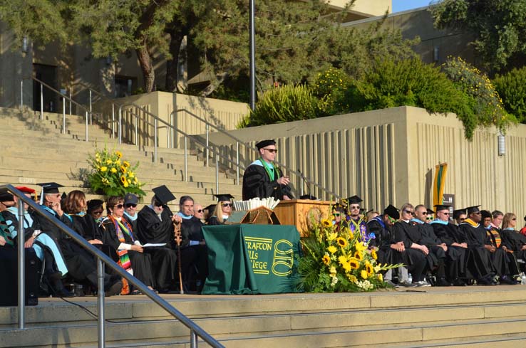 People enjoying Commencement 2019