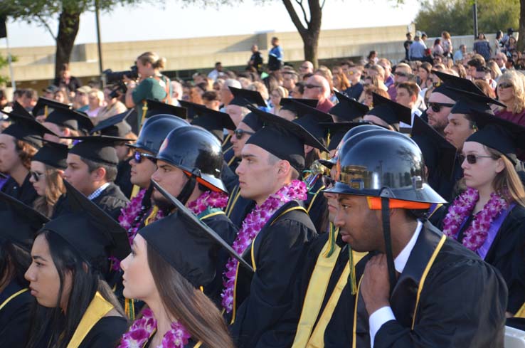 People enjoying Commencement 2019